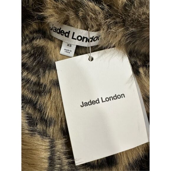 Jaded London Black and Brown Leather Jacket - Picture 11 of 14